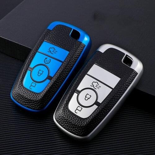 High Quality TPU Car Key Cover For Ford Fusion Mondeo Mustang Explorer Edge EcoSport For Lincoln Mondeo MKC MKZ MKX Key Case