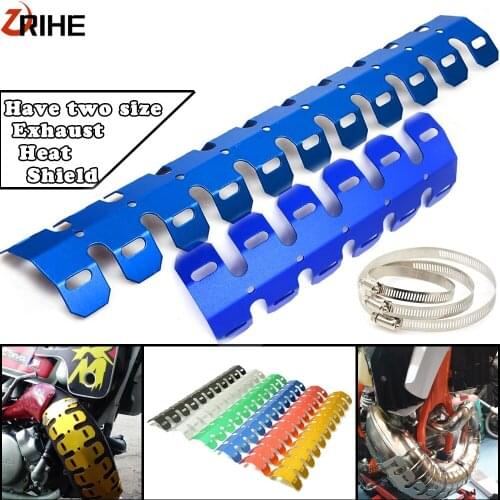 Motorcycle Exhaust Muffler Pipe Leg Protector Dirt Bike Heat Shield For Yamaha WR 250R 250X 125X 250F WR125R YZ125 YZ250 YZ 250F