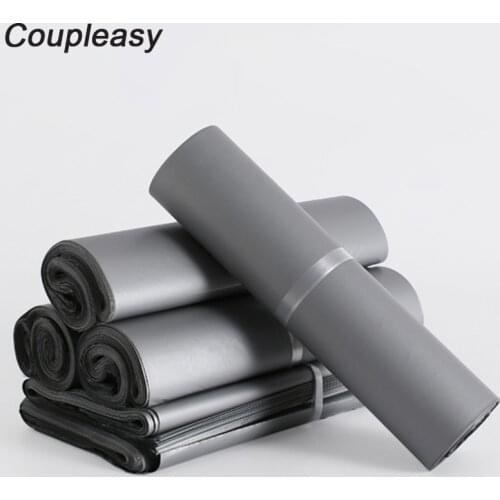 100Pcs/Lot Silver Grey Poly Mailer Plastic Shipping Bags Self Seal Shipping Bags Mailer Waterproof Mailing Envelopes Post Bags