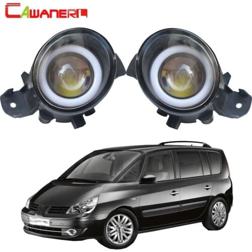 Cawanerl For Renault Espace 4/IV (JK0/1_) MPV 2003-2012 Car LED Bulb Fog Light Angel Eye Daytime Running Light DRL 12V 2 Pieces