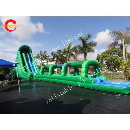 Free ship to sea port!30ft high giant inflatble water slides,commercial rent inflatable slide and slip,hot inflatable slides