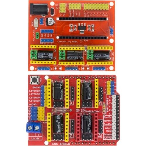CNC Shield V3/CNC Shield V4 Engraving Machine / 3D Printer / A4988 Driver Expansion Board for arduino Diy Kit