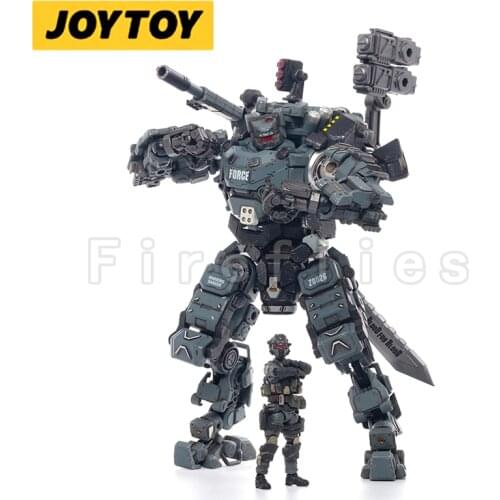 1/25 JOYTOY Action Figure Mecha Steel Bone Grey Version Anime Collection Model Toy For Gift Free Shipping