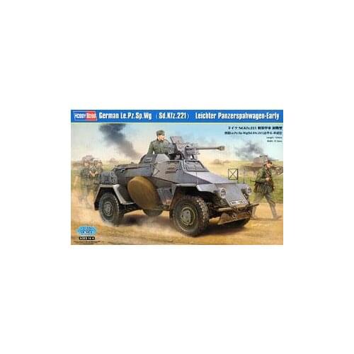 Hobby Boss 1/35 scale tank models 83813 Germany Sd.Kfz.221 wheeled armored reconnaissance vehicle pre-type