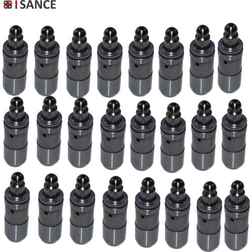ISANCE 24Pcs Hydraulic Lash Adjusters Lifters MD377054 MD149309 MD337687 For Mitsubishi 3000GT VR4 Dodge Stealth Twin & ES 3.0L