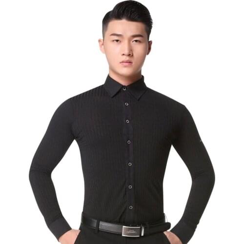 Latin dance costumse long sleeves latin dance tops for men latin dancing jackets S-3XL