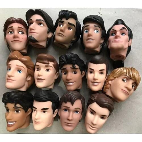 Rare Face Doll Bald Head No Hair Good Makeup Men Lady Doll HeadDIY Toys Parts Kids Playing House DIY Toy Accessories Favors