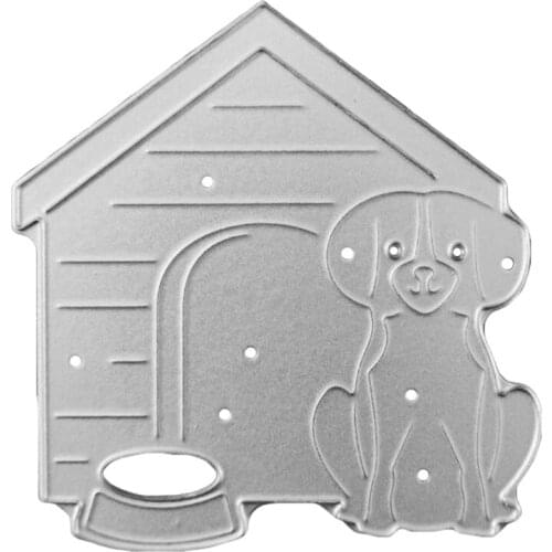 Dog Kennel Metal Cutting Dies Stencil Scrapbooking DIY Album Stamp Paper Card Embossing Decoration