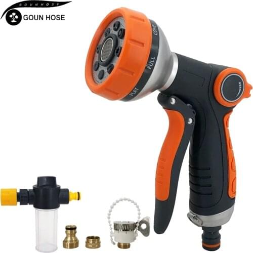 Multifunction High Pressure Washer Water Spray Gun Washing Car Garden Watering Hose Nozzle Sprinkler Foam Water Gun Cleaning