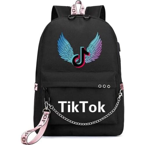 Fashion TIK TOK Backpack School Bag For Teenage Girls Boys Laptop Ladies Youth Travel mochila infantil Daily Bags