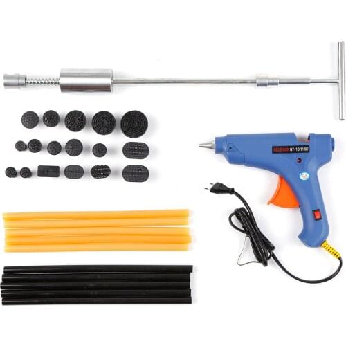 Car Body paintless dent Tools Dent Repair Kit Dent Removal Tool Slide Dent Puller Tab Kit for car body repair With glue gun