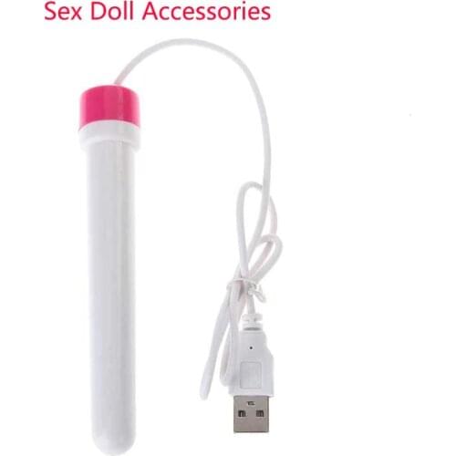 Sex Dolls Accessories USB Charging Heating Rods Heater for Men Women Masturbators USB Hole Aircraft Cup Fake Pussy Warmer Stick