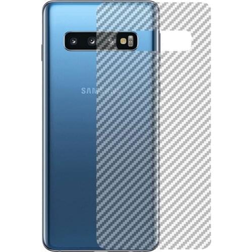 10pcs Stickers for Samsung Galaxy J8 J6 J4 2018 J5 J7 Pro Prime Plus M40 M30 M20 M31 M21 Back Film Protector Matte Carbon Fiber