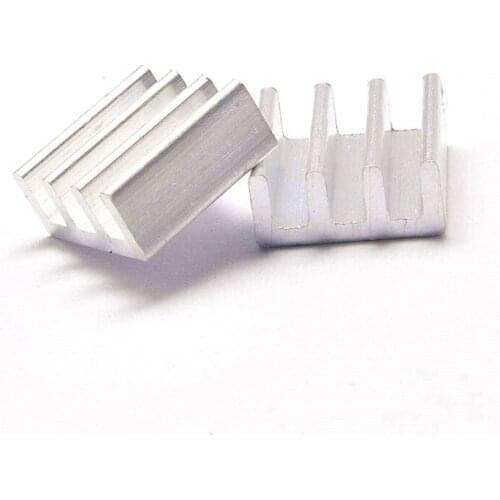 20PCS NEW 11x11x5mm Aluminum Heat Sink For Memory Chip IC