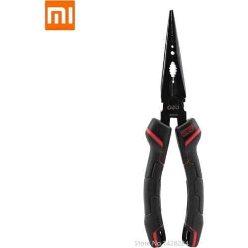 Youpin 8 Inch High Quality Functional Insulated Non-slip Diagonal Long Nose Pliers Fishing Pliers Industrial Pliers