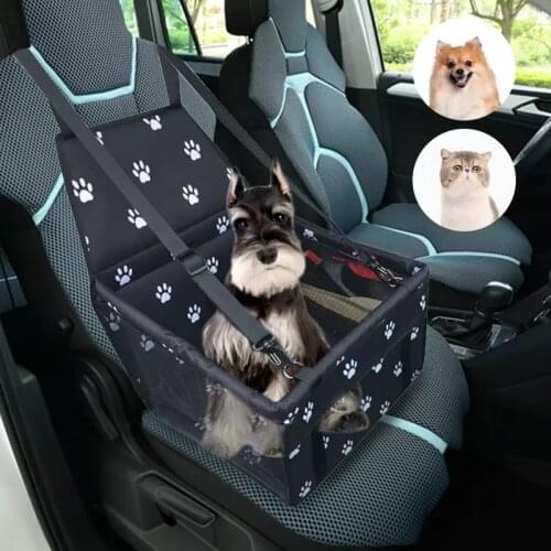 Travel Dog Car Carrier Seat Cover Folding Hammock Pet Carriers Bag Carrying For Dogs Cats Transportin Pet Basket Waterproof