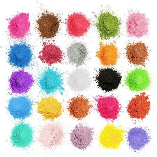 10g pearl Mica Powder forNail Art Eyeshadow Makeup DyeEpoxy Resin Pigment for DIY Soap Making Bath Bomb Colorant Paint