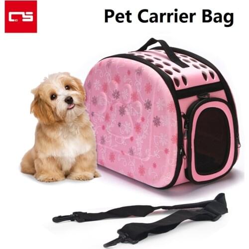 Pet Dog Carrier Bag Cat Travel Handbag EVA Large Capacity Breathable Shoulder Bag Foldable Sac for Less Than 5kg Puppy Dog Cat