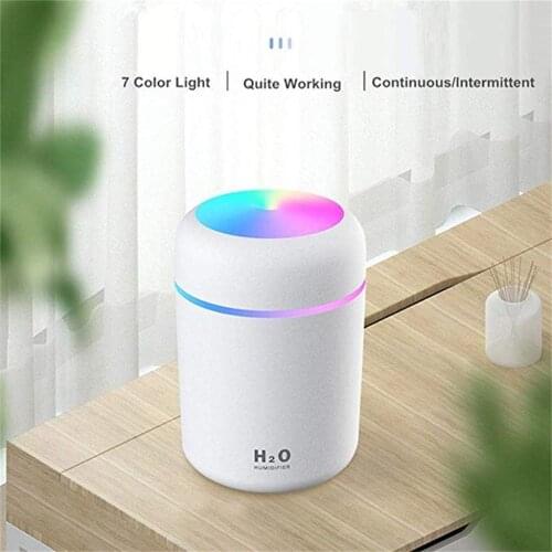 Usb Cool Mist Maker Aromatherapy With Colorful Lamp For Home Car Air Humidifier Ultrasonic Aroma Essential Oil Diffuser#dg4