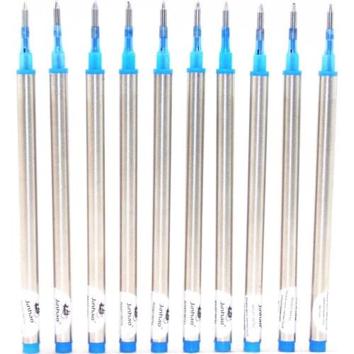 Jinhao Screw Refill 10pcs Blue Ink 0.7mm Nib chool student Office stationery pens ink Rollerball Pen New