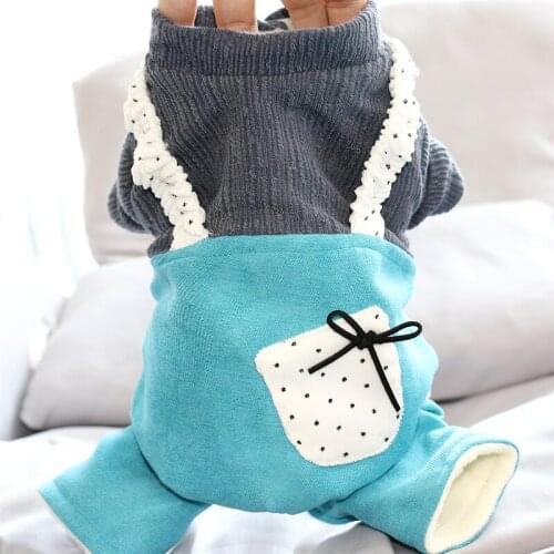 Winter Pet Clothing for Dog Jumpsuit Coat Jacket Warm Dog Costume Puppy Apparel Outfit Yorkshire Pomeranian Schnauzer Dog Pants