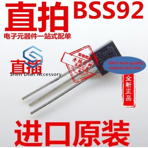 10pcs 100% orginal new in stock BSS92 TO92 transistor MOS P-channel field effect tube genuine