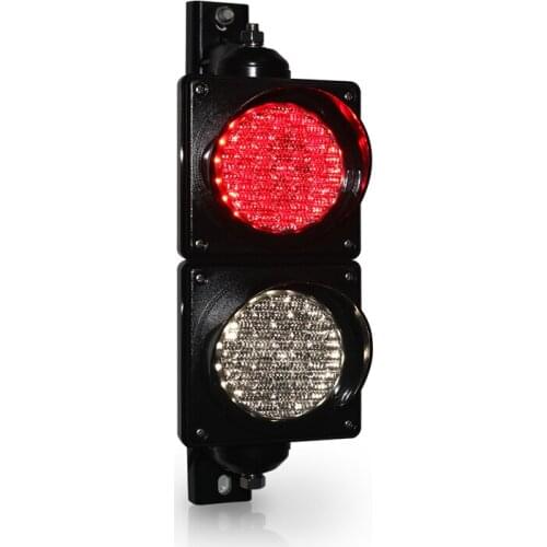 100MM Red White Color LED Traffic Lights