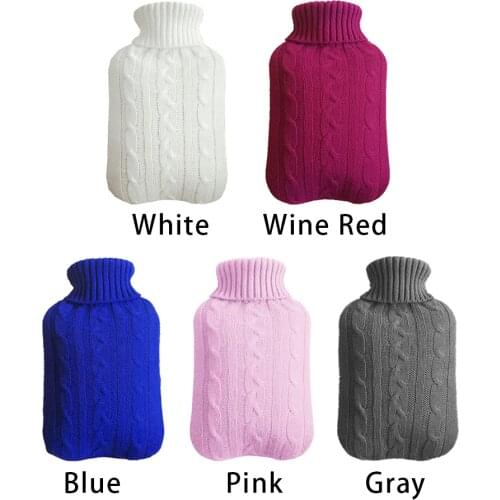 2000ml Cover Knitted Cold-proof Washable Removable Large Protective Heat Preservation For Hot Water Bottle Safe Explosion-proof