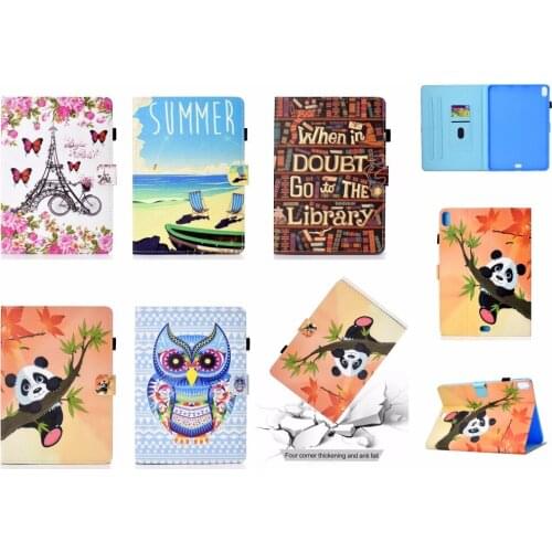 Painting Case For Apple iPad Pro 11 2018 Tablet Cover Soft Silicone Back Funda For New iPad Pro 11 case with auto sleep + Flim