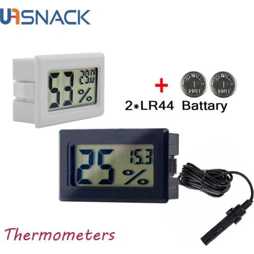 Digital LCD Thermometer Sensor Hygrometer Gauge Refrigerator Aquarium Monitoring Display Humidity Detector Household Thermometer