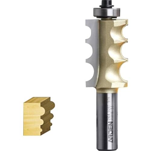 Woodworking Tools Triple Bead Arden Router Bit - 1/2*1-9/16 " Shank - Arden A0904198