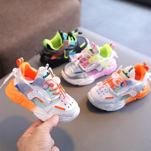 Childrens Shoes Sneakers For Boys Girl Shoes Breathable Casual Shoes Outdoor Light Weight Soft Bottom Shoes Young Children Shoe