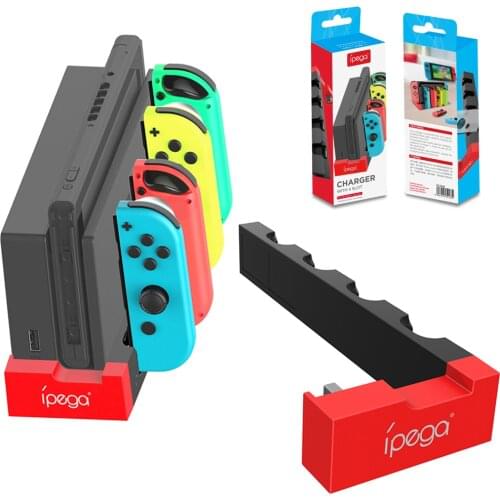 For Games Nintendo Switch Game Console Holder Charger PG-9186 Switch Controller Charging for Dock Stand Station Gamepad Gaming