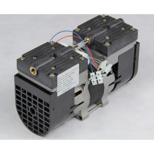 TC-100 AC 110V/220V Optional Double Head Oilless Diaphragm Vacuum Pump 100w Medical mute pump with 24L/min vacuum flow 1400rpm