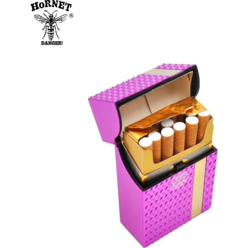 HORNET DANGER Fashion Plastic Cigarette Case Cover For Regular Cigarettes Tobacco Case Cigarette Organizer Box For Man Woman