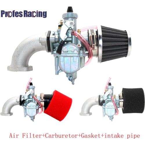 Mikuni VM22 Carburetor 38mm Air Cleaner Filter 26mm Carb Intake Pipe Mainfold For 110cc 125cc 140cc Engine Pit Dirt Bike Motor