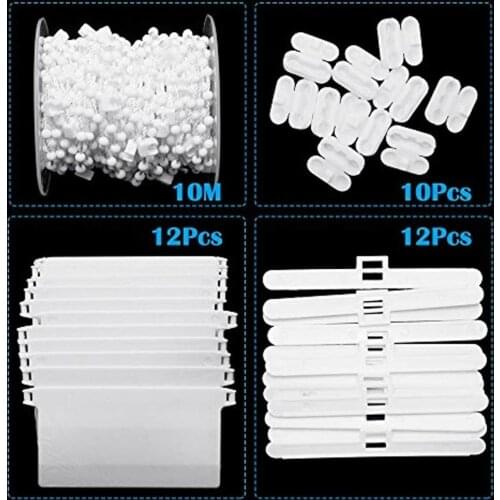 Vertical Blinds Repair Set Curtain Accessories Bottom Weights Roller Curtain Window Ball Chain Connector
