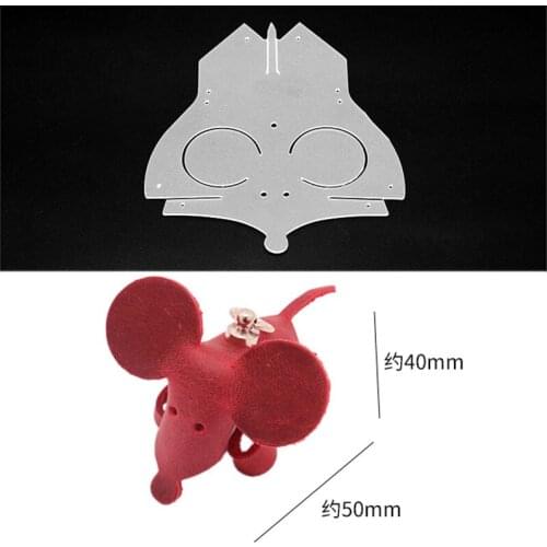 Handmade leather DIY Cartoon mouse drawing PVC formwork