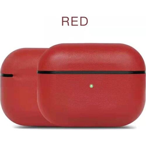 Leather Earphone Case for Apple AirPods Pro 2019 Bluetooth Earphones Shockproof Protective Charging Bag for AirPods 3