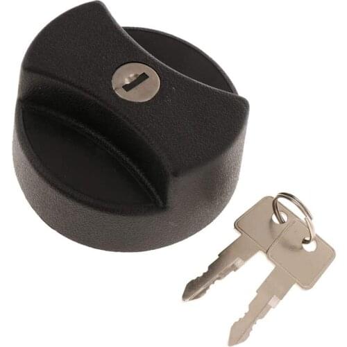 Auto Gas Tank Cap With Key Lock Set Fit For Land Rover Defender :BR-0099 Locking Fuel Tank Black