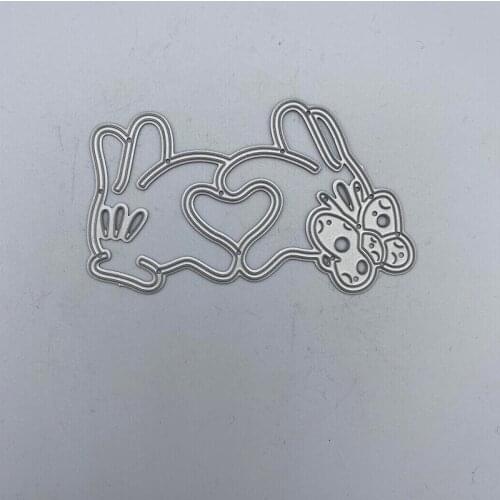 Metal Cutting Dies Love hand in hand Stencil For DIY Scrapbooking Photo Album Embossing Paper Cards Crafts Die Cuts