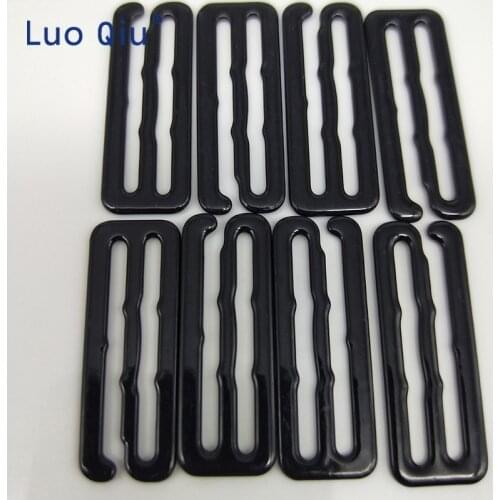 Belt buckle Coated black type 9 metal bar Buckles clips for Lingerie Adjustment accessories DIY High quality 30mm 100pcs/lot