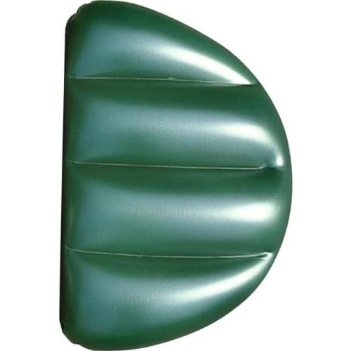 Inflatable Seat Cushion Waterproof Wear-resistant Comfortable Blow Up Seat Pad For 2/3 Person Kayak Army Green 50x30x10cm