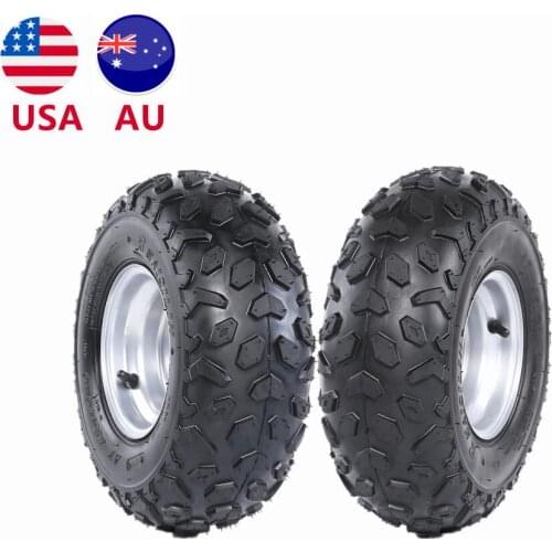 TDPRO New 145/70-6 inch Wheel Tyres Tire Rim for 49cc 50cc 110cc Electric ATV Scooter Buggy Go kart Bike Vehicle Parts Off Road
