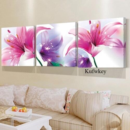 Full,Diamond Embroidery,5D,Diamond Painting lily,flower,3d pictures,image,Stitch Cross,3D,Diamond Mosaic,Needlework,Crafts,gifts