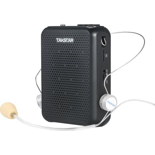 TAKSTAR Portable Voice Amplifier Rechargeable Mini Voice Amplifier for Multifunctional Amplifier with Wired Microphone