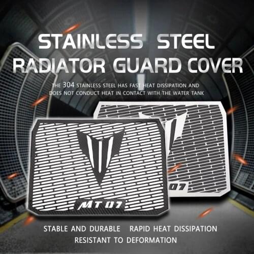 Motorbike Radiator Grille Grill Protective Guard Cover Perfect For 2014 2015 2016 2017 2018 MT-07 FZ-07 MT07 MT 07 14 15 16 17