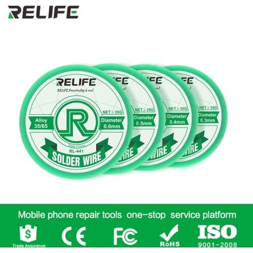 RL-441 Active Medium Temperature Solder Wire Environmental- friendly Rosin Core Welding Tin Wire for Soldeing Repair
