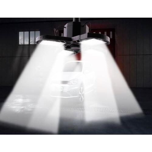 Solar Folding Deformation Three-Leaf Four-Leaf Lamp Usb Charging Hook Ufo Leaf Tent Courtyard Garage Lighting