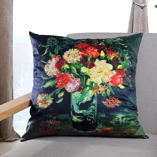 Modern Oil Paintings Cushion Covers Folk Culture Art Sofa Throw Pillow Cover Bedroom Pillowcase Home Decor